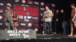 Bellator Face off weigh in Thompson vs Pitbull - esnews boxing mma UFC bellator