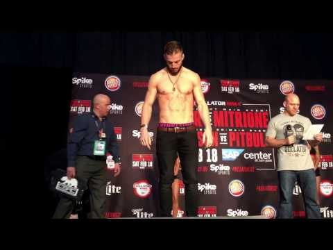 Bellator 165 lbs face off weigh in - esnews bellator mma UFC boxing