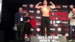 Bellator 131 lbs weigh in - esnews bellator mma UFC boxing