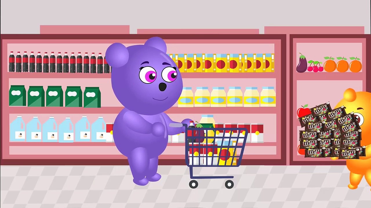 Gummy Bear Baby Cuts All Her Mommy's Clothes   Surprise Eggs & Play Doh Nursery Rhymes