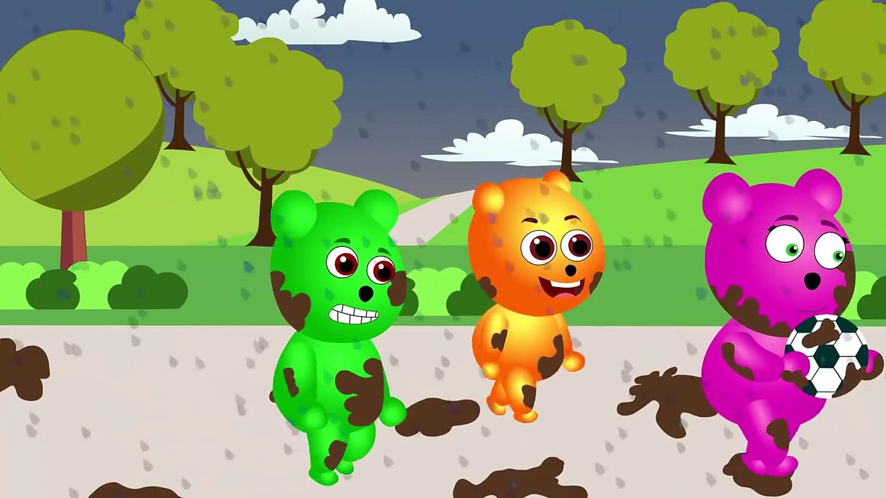 Gummy Bear Baby Cuts All Her Mommy's Clothes    Surprise Eggs & Play Doh Nursery Rhymes