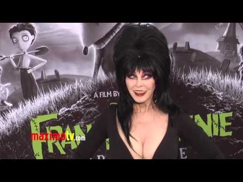 Cassandra Peterson ELVIRA at FRANKENWEENIE Los Angeles Premiere ARRIVALS