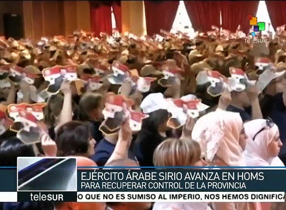 Trabajadores sirios dispuestos a seguir la reconstrucción de su país