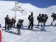 ski club d'Argentiere en entrainement à chamonix Mont-Blanc