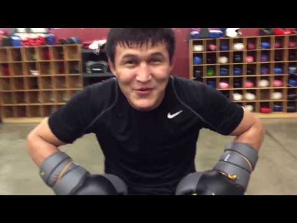 Kazakhstan boxing prospect Askhat Ualikhanov - esnews boxing