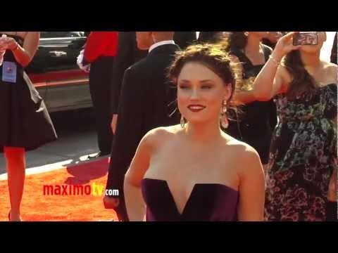 Clare Grant and Seth Green Primetime Creative Arts EMMY Awards 2012 Arrivals