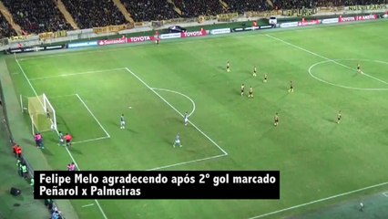 Download Video: Palmeiras divulga imagens mostrando que Felipe Melo não provocou uruguaios. Assista!