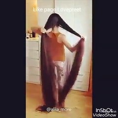 World Longest Hair woman