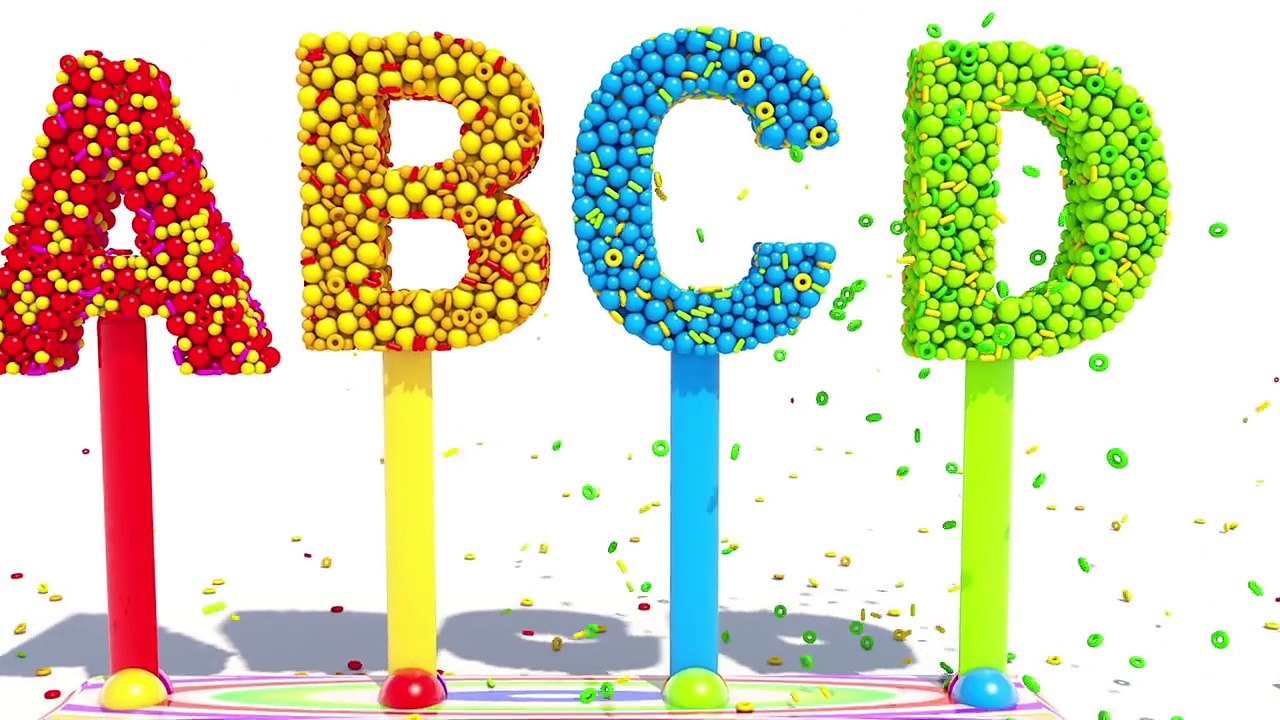 3D Popsicle Learning Alphabet for Kids and Children
