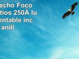 Foco LED de techo  Lámpara de techo  Foco  GU10  3 vatios  250 lúmenes  orientable