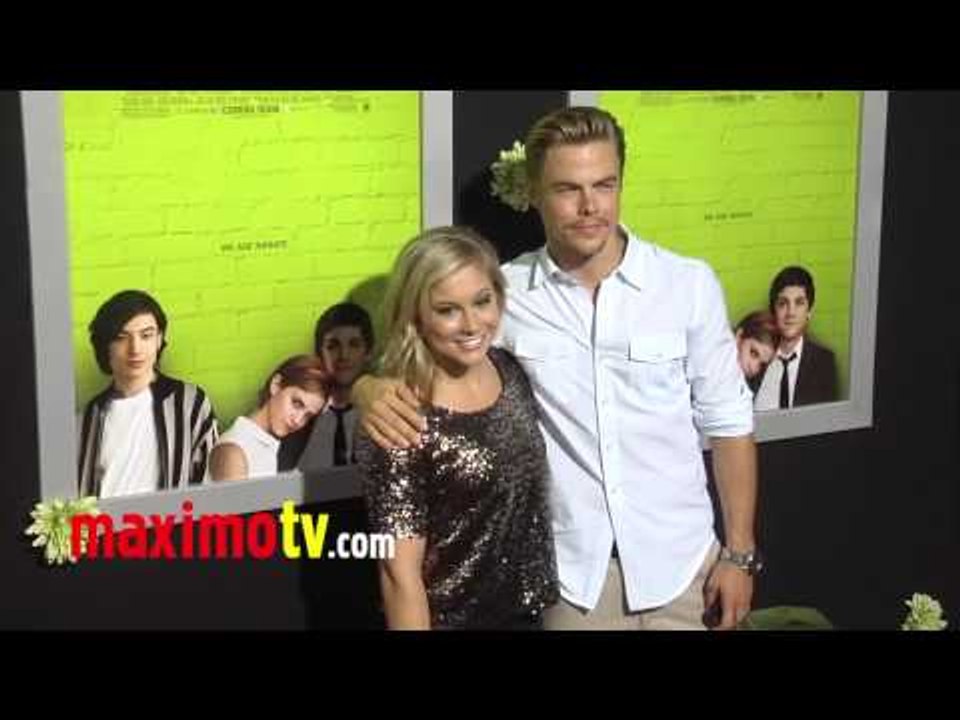Shawn Johnson and Derek Hough at "The Perks of Being a Wallflower" Premiere ARRIVALS