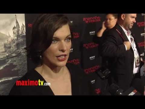Milla Jovovich I'm Used to Battling the Undead at Resident Evil 5 Premiere