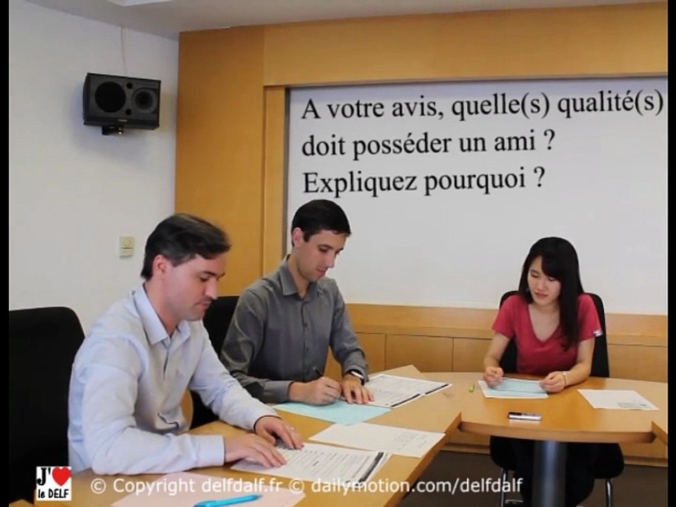 Production orale DELF A2 Tous Publics 2ème partie monologue suivi
