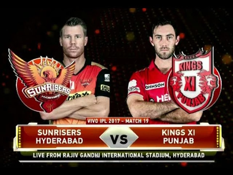 IPL 2017 | Match 19 |  Highlights | SRH vs KXIP | Sunrisers Hyderabad vs Kings XI Punjab