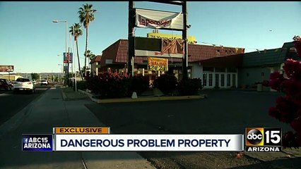 Dangerous problem property abandoned in Phoenix