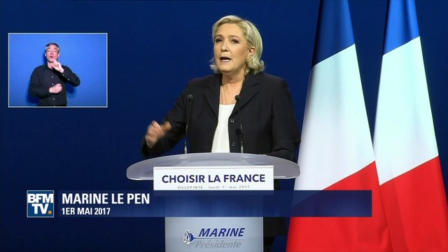 Quand Marine Le Pen plagie un discours de François Fillon