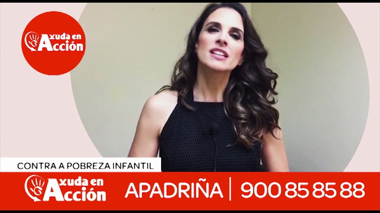 Nuria Fergó se suma a la campaña de "Ayuda en acción"