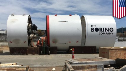 Take a look at Elon Musk’s new boring machine