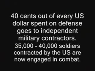 Blackwater - The Shadow Army in irak & usa