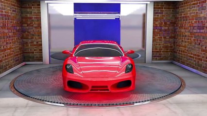 Colors for Children to Learn with 3D Street Vehicles Learning Colours for Kids and Children