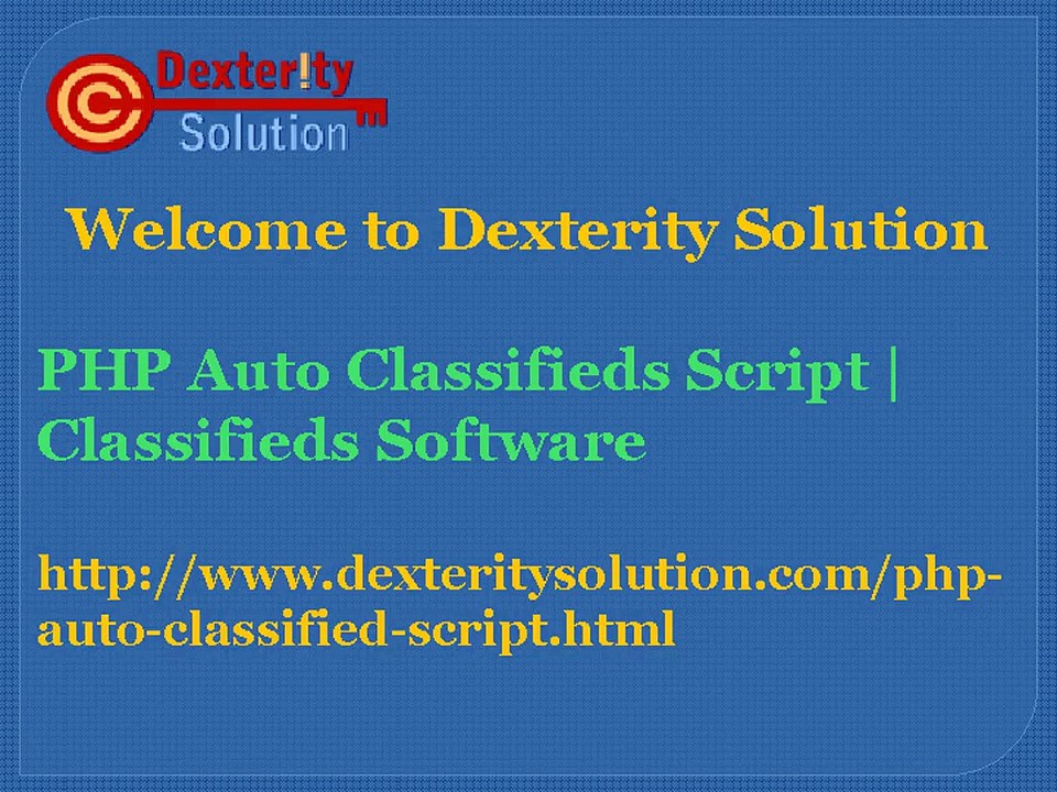 PHP Auto Classifieds Script | Classifieds Software