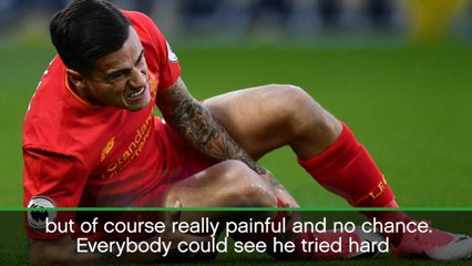 Descargar video: Klopp gives Coutinho injury update