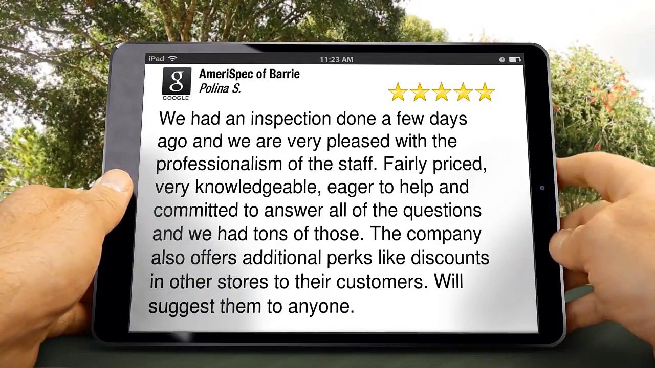 AmeriSpec of Barrie Orillia Wonderful 5 Star Review by Polina S.