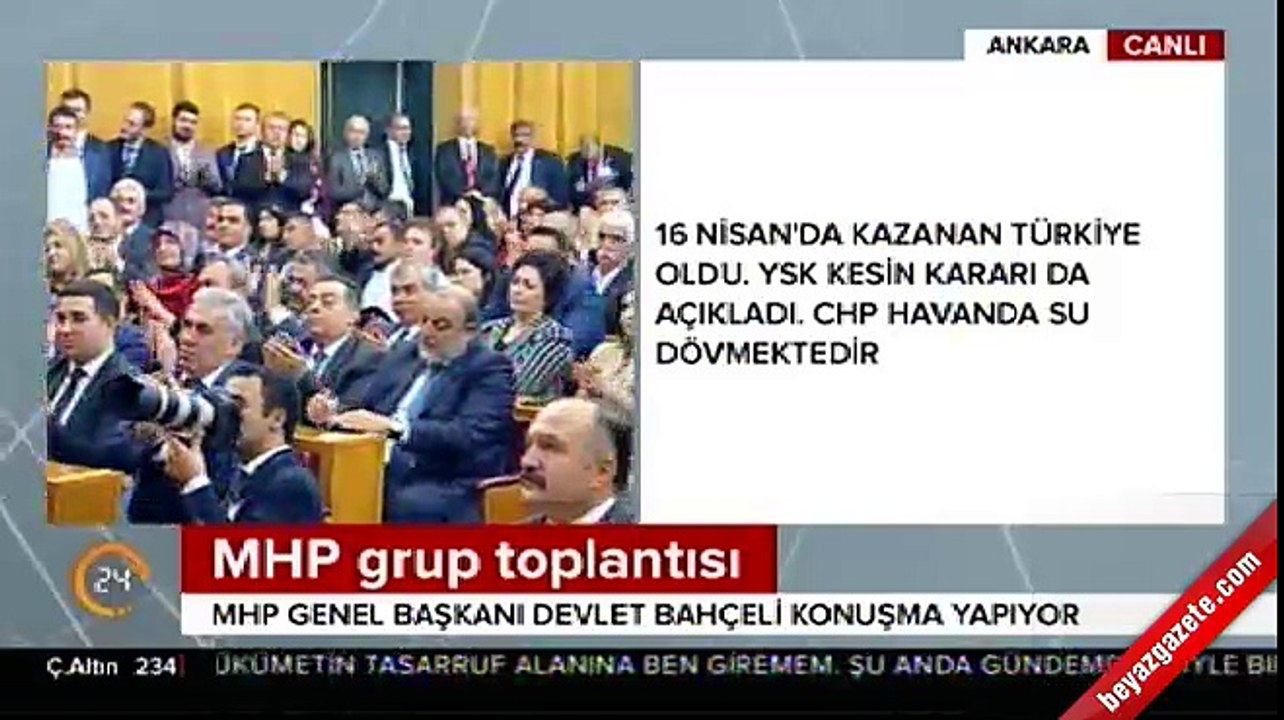 Devlet Bahçeli'nin grup toplantısı konuşması