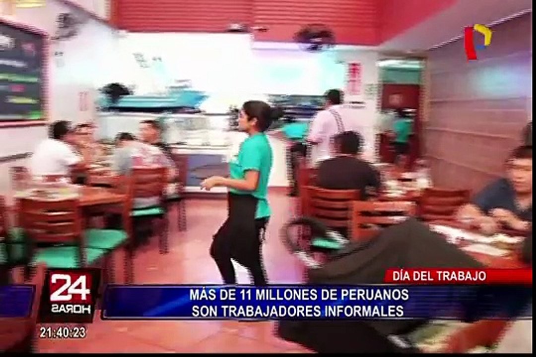 Más de 11 millones de peruanos son trabajadores informales