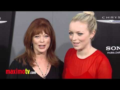 Frances Fisher and Francesca Eastwood Total Recall Premiere ARRIVALS