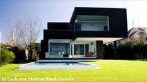 20 Dark and Modern Black Houses-AraQ