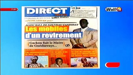 Revue de presse Walftv du 02 mai 2017