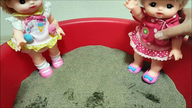 Baby doll メルちゃん どろんこ遊び！おやまにトンネル！メルちゃんたちは見てるだけ！ ❤ 子供向け おもちゃ アニメ キッズ ごっこ 遊び 人形 トイキッズ Toy