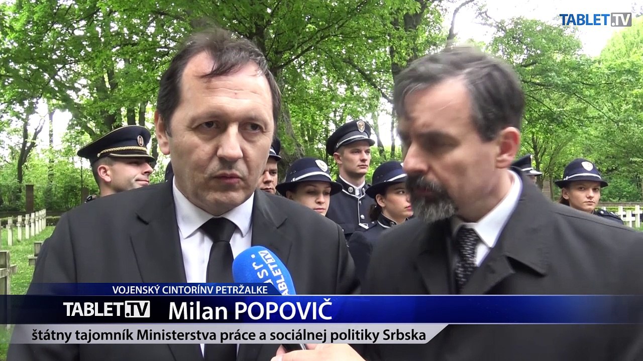 Na vojenskom cintoríne v Petržalke si uctili pamiatku zosnulých Srbov