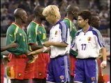 日本vsカメルーン　コンフェデ杯2001　新潟スタジアム part 1/2