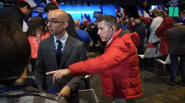 Comment le Front national confine les journalistes durant les meetings de Marine Le Pen