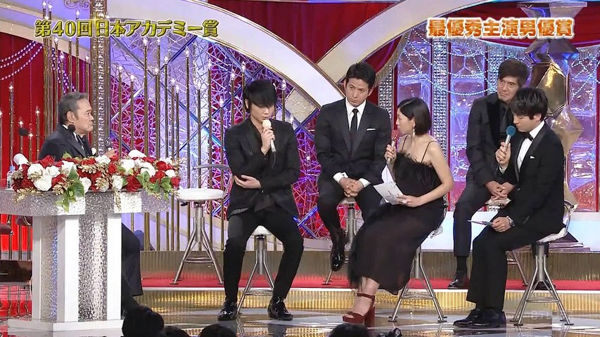 第40回日本アカデミー賞授賞式 2017年3月3日 綾野剛 Video Dailymotion