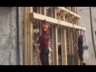 Maltignano (AP) - Terremoto, messa in sicurezza edificio privato (02.05.17)