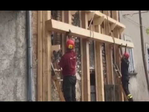 Maltignano (AP) - Terremoto, messa in sicurezza edificio privato (02.05.17)