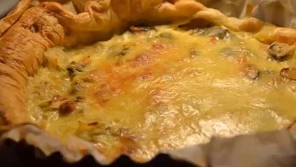 QUICHE MOULES POIREAUX AU COOKEO
