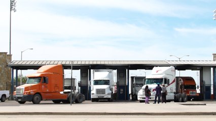 These truck drivers rely on trade with Mexico. Are their jobs in jeopardy?