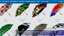 Dazzling Colorful Haas-Jordna LoudMouth Golf Umbrellas