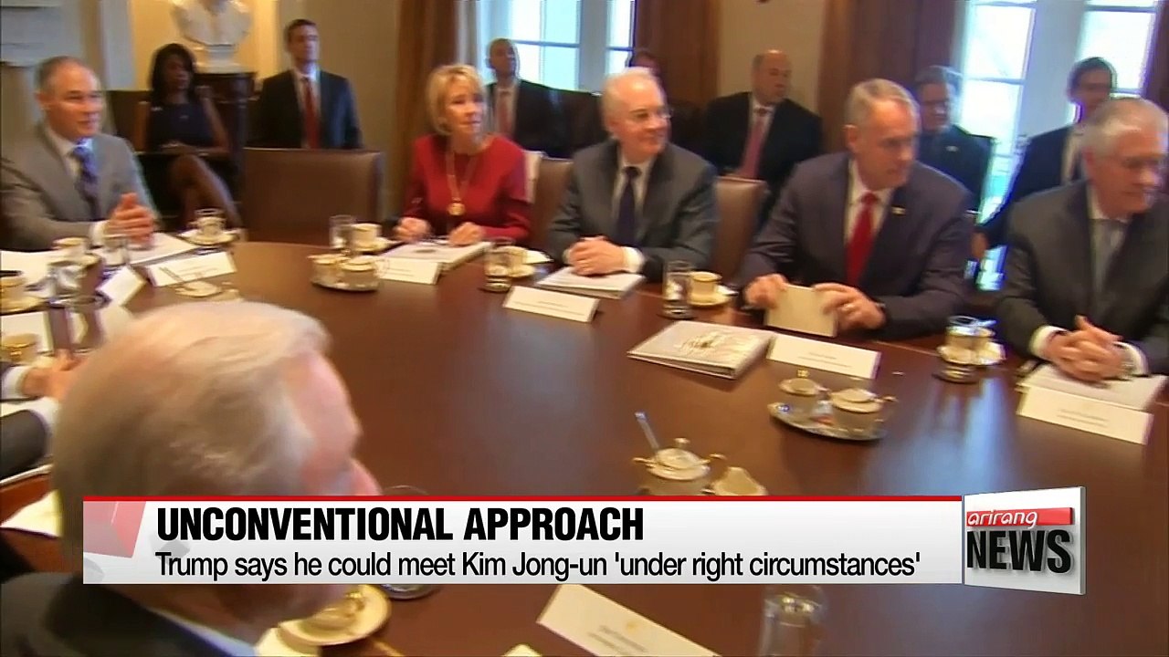Trump 'honored' to meet Kim Jong-un 'under right circumstances'
