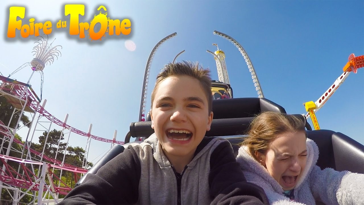 VLOG - MANÈGES DE FOLIE POUR NÉO & LÉVANAH à La FOIRE du TRÔNE  -  Attractions Fête Foraine