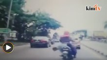 男童从摩托摔下  左臂遭卷断