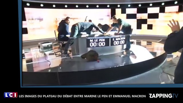 Débat Marine Le Pen - Emmanuel Macron : les premières images du plateau dévoilées (vidéo)