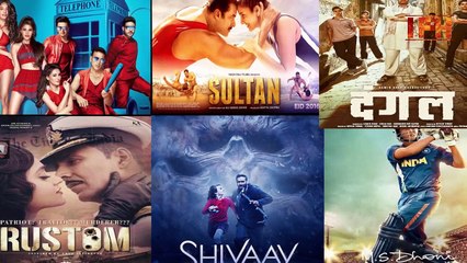 100 Crore Club Bollywood Movies in 2016 _ Dangal ,Sultan .