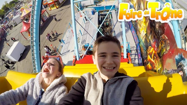 VLOG - SENSATIONS FORTES pour NÉO & LÉVANAH à La FOIRE du TRÔNE - Attractions Fête Foraine