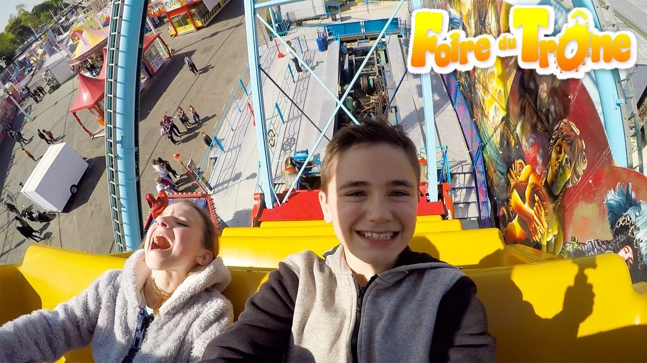 VLOG - SENSATIONS FORTES pour NÉO & LÉVANAH à La FOIRE du TRÔNE  -  Attractions Fête Foraine