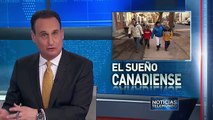 Aumenta la llegada de inmigrantes hispanos a Canadá  Noticiero  Noticias Telemundo